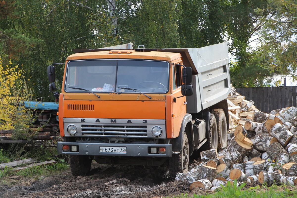 Томская область, № Р 673 НТ 70 — КамАЗ-55111 [551110]