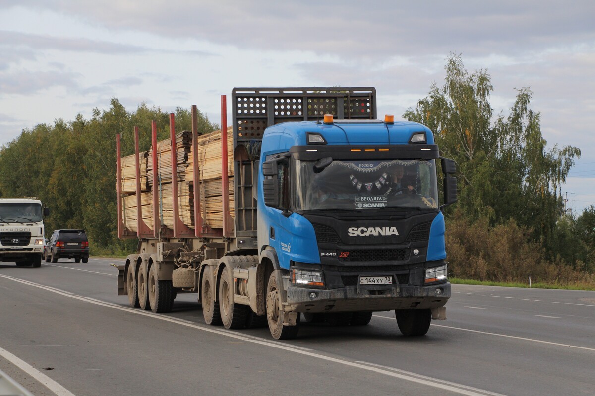 Томская область, № С 144 ХУ 70 — Scania ('2016) P440