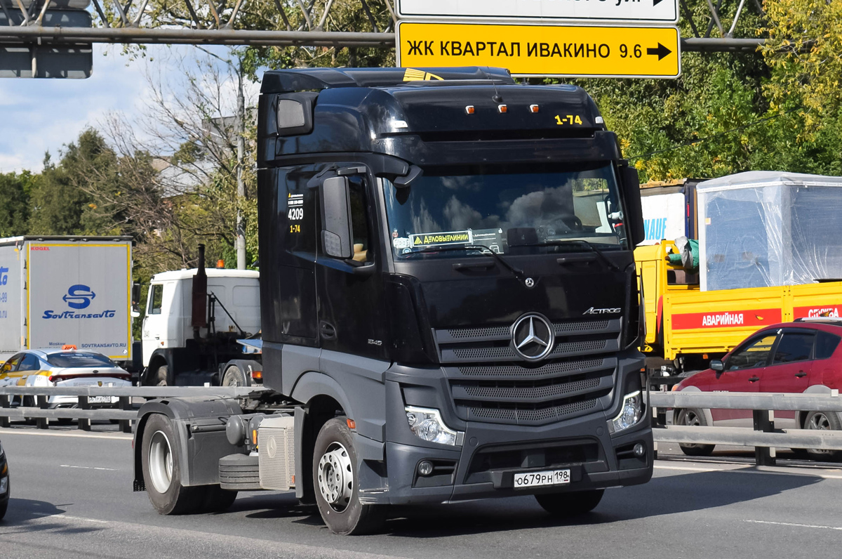 Челябинская область, № 4209 — Mercedes-Benz Actros '18 1845 [Z9M]