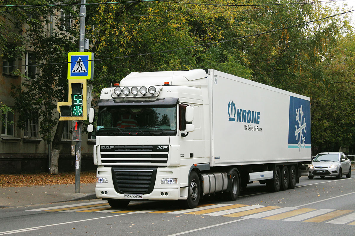 Нижегородская область, № Т 237 ХМ 152 — DAF XF105 FT