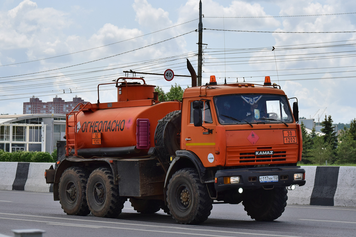 Башкортостан, № С 117 НН 102 — КамАЗ-43114-15 [43114R]