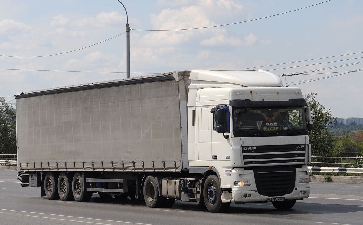 Челябинская область, № Х 878 СУ 174 — DAF XF105 FT