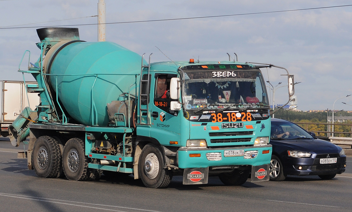 Омская область, № Н 078 ОК 55 — Isuzu Giga (общая модель)