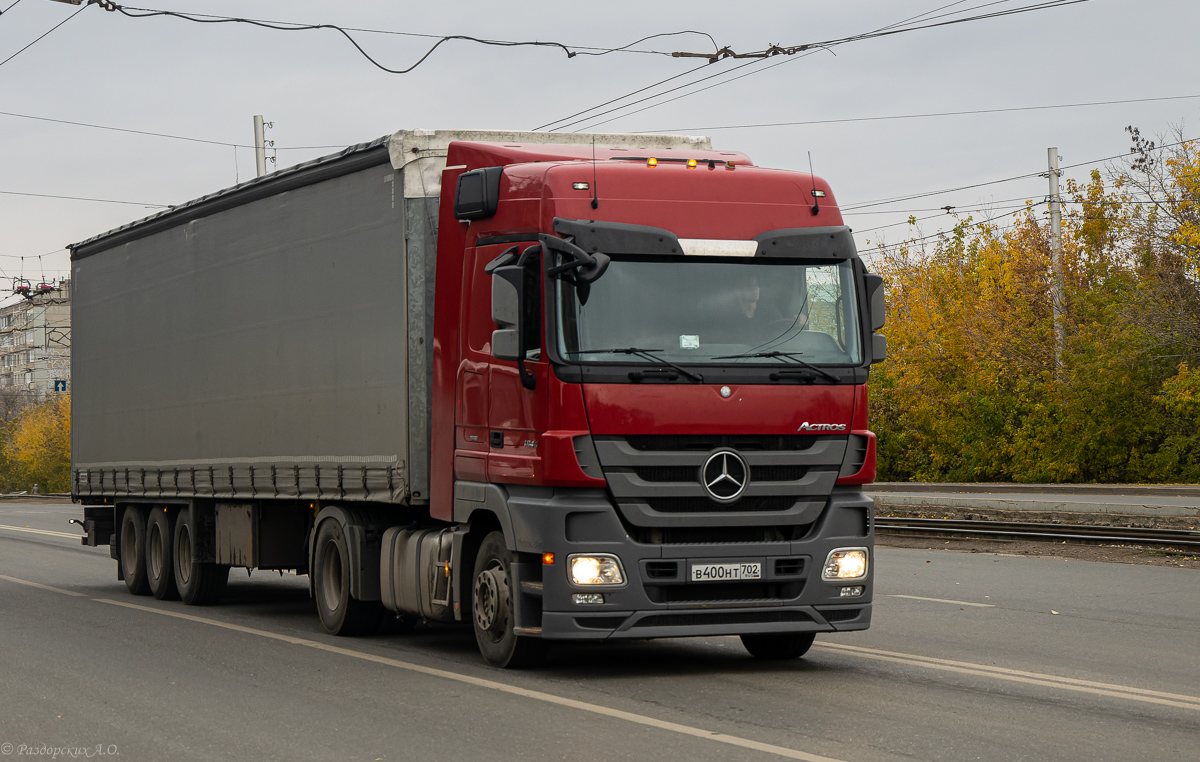 Башкортостан, № В 400 НТ 702 — Mercedes-Benz Actros '09 1844 [Z9M]