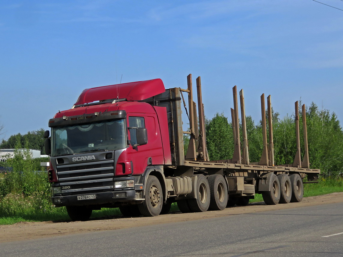 Кировская область, № А 276 РС 43 — Scania ('2004) P380