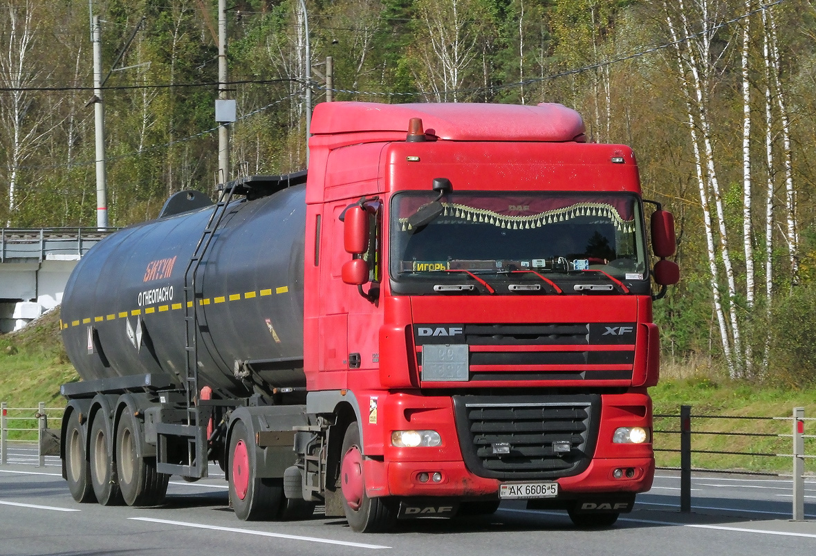 Минская область, № АК 6606-5 — DAF XF105 FT