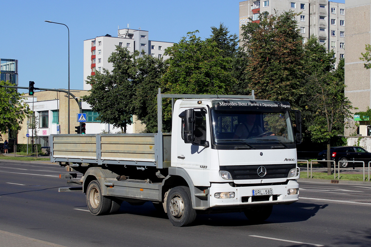 Литва, № GRL 580 — Mercedes-Benz Atego 1223