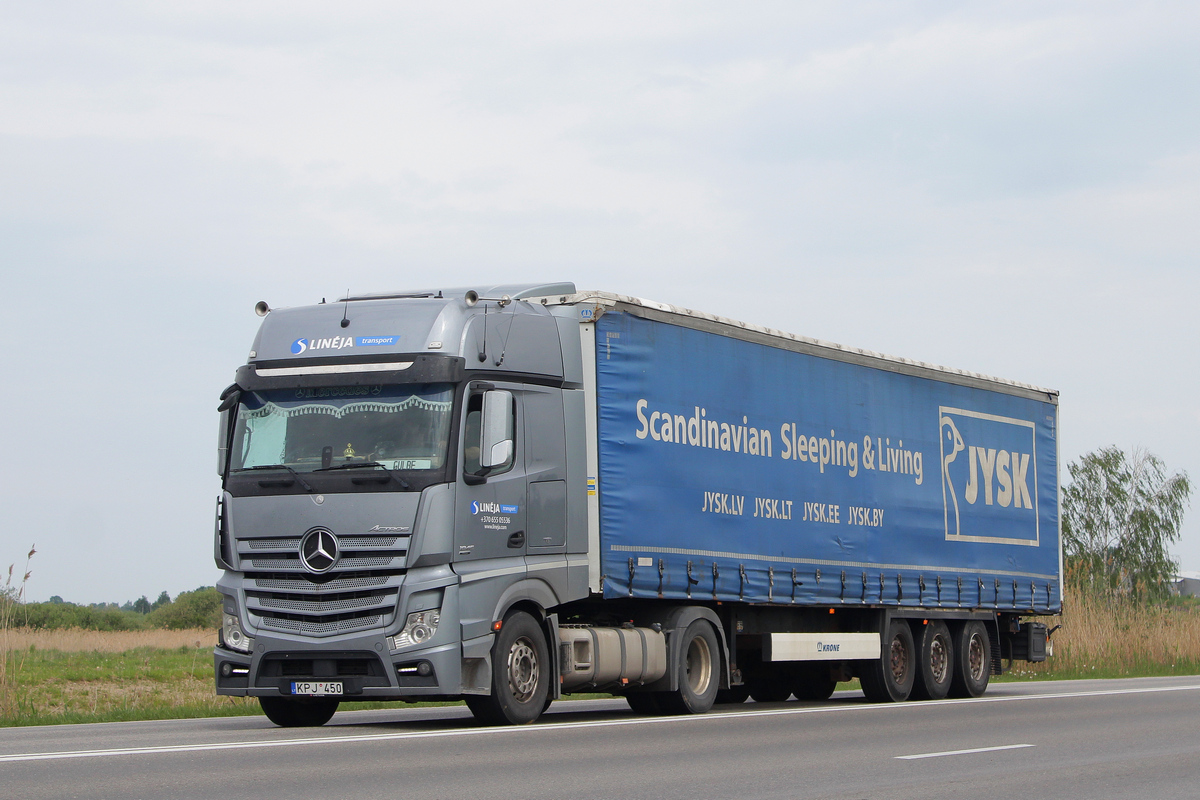 Литва, № KPJ 450 — Mercedes-Benz Actros ('2011)