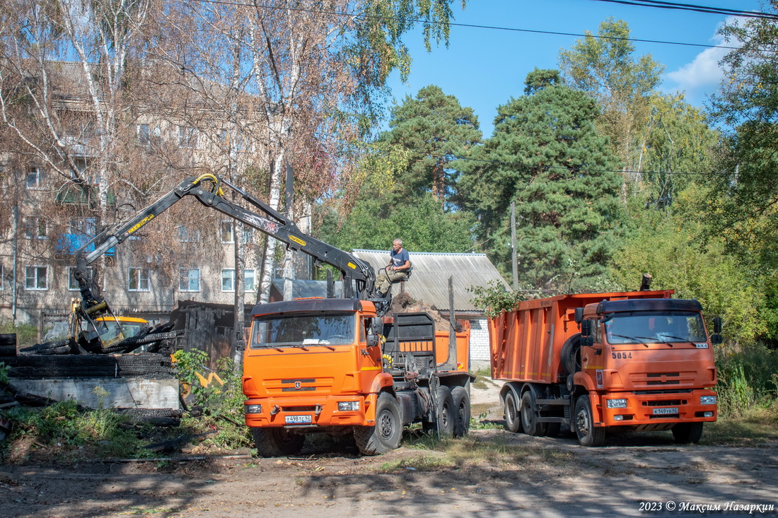 Рязанская область, № У 498 ТС 62 — КамАЗ-43118 (общая модель); Рязанская область, № К 149 УВ 62 — КамАЗ-6520-43