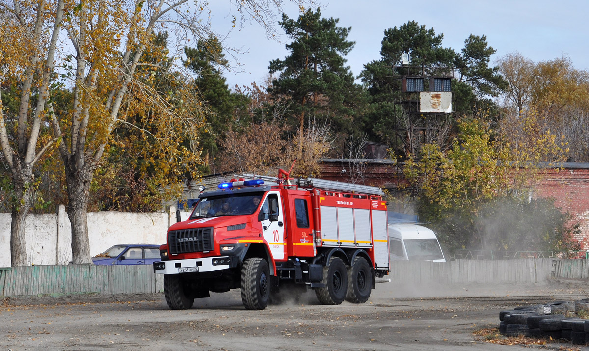 Омская область, № Х 253 НУ 55 — Урал NEXT 4320-72; Омская область — Пожарный биатлон-2023