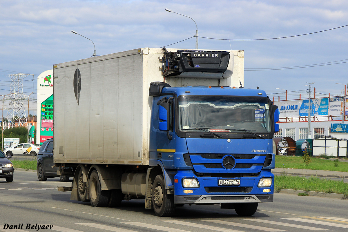 Челябинская область, № Е 027 УО 174 — Mercedes-Benz Actros ('2009) 2541