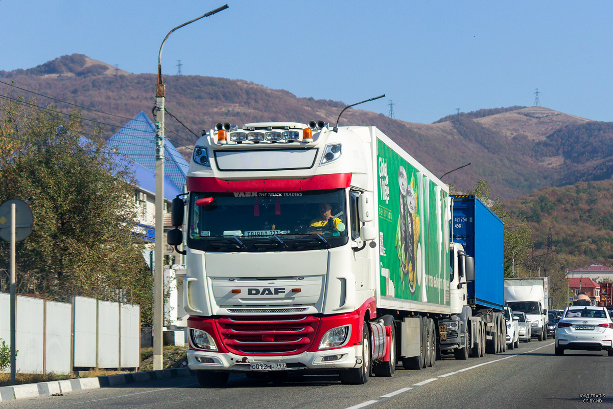 Москва, № О 092 МН 797 — DAF XF Euro6 FT