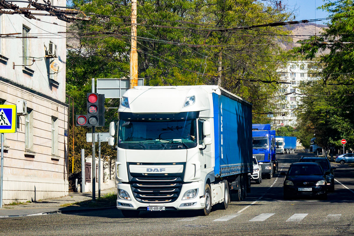 Грузия, № RR-608-OR — DAF XF Euro6 FT