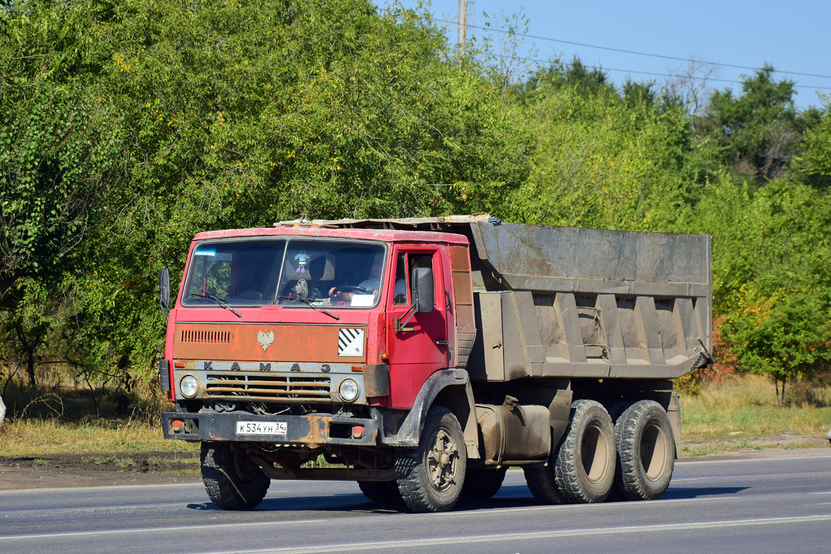 Волгоградская область, № К 534 УН 34 — КамАЗ-5410