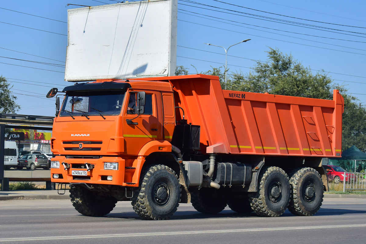 Волгоградская область, № Н 749 АА 134 — КамАЗ-65222-53 [652225]