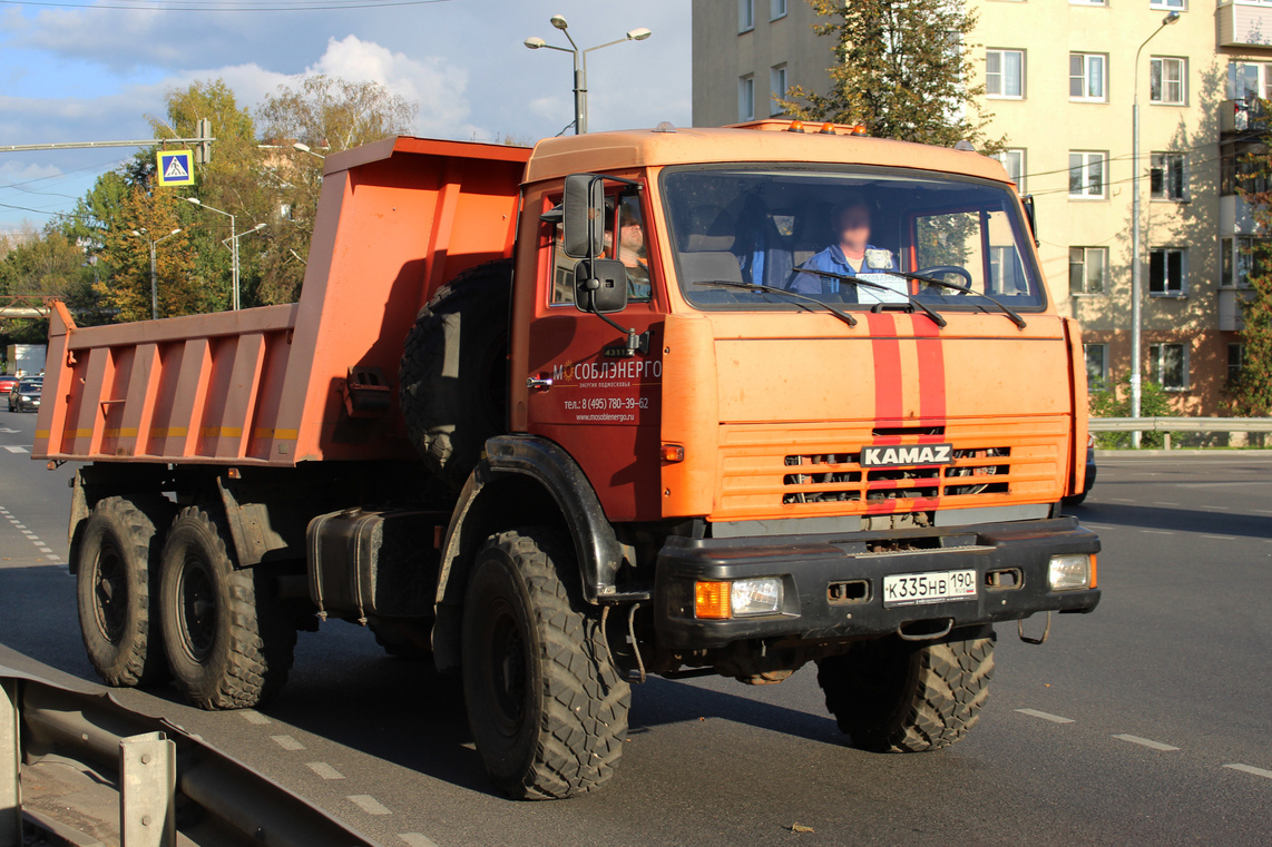 Московская область, № К 335 НВ 190 — КамАЗ-43118-10 [43118K]