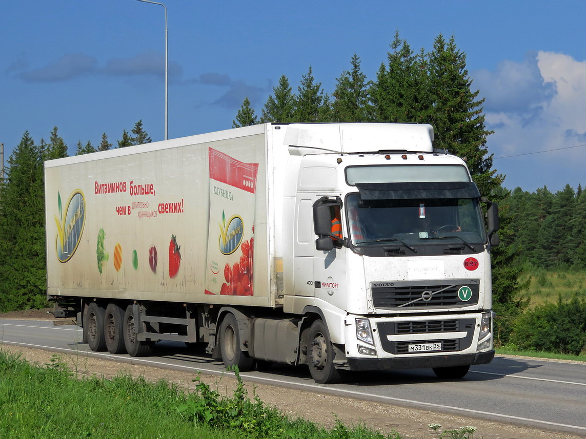 Вологодская область, № М 331 ВК 35 — Volvo ('2008) FH.400 [X9P]