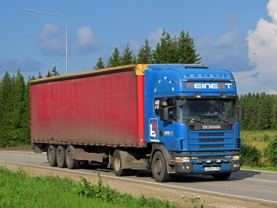 Пермский край, № О 050 СХ 159 — Scania ('1996) R124L