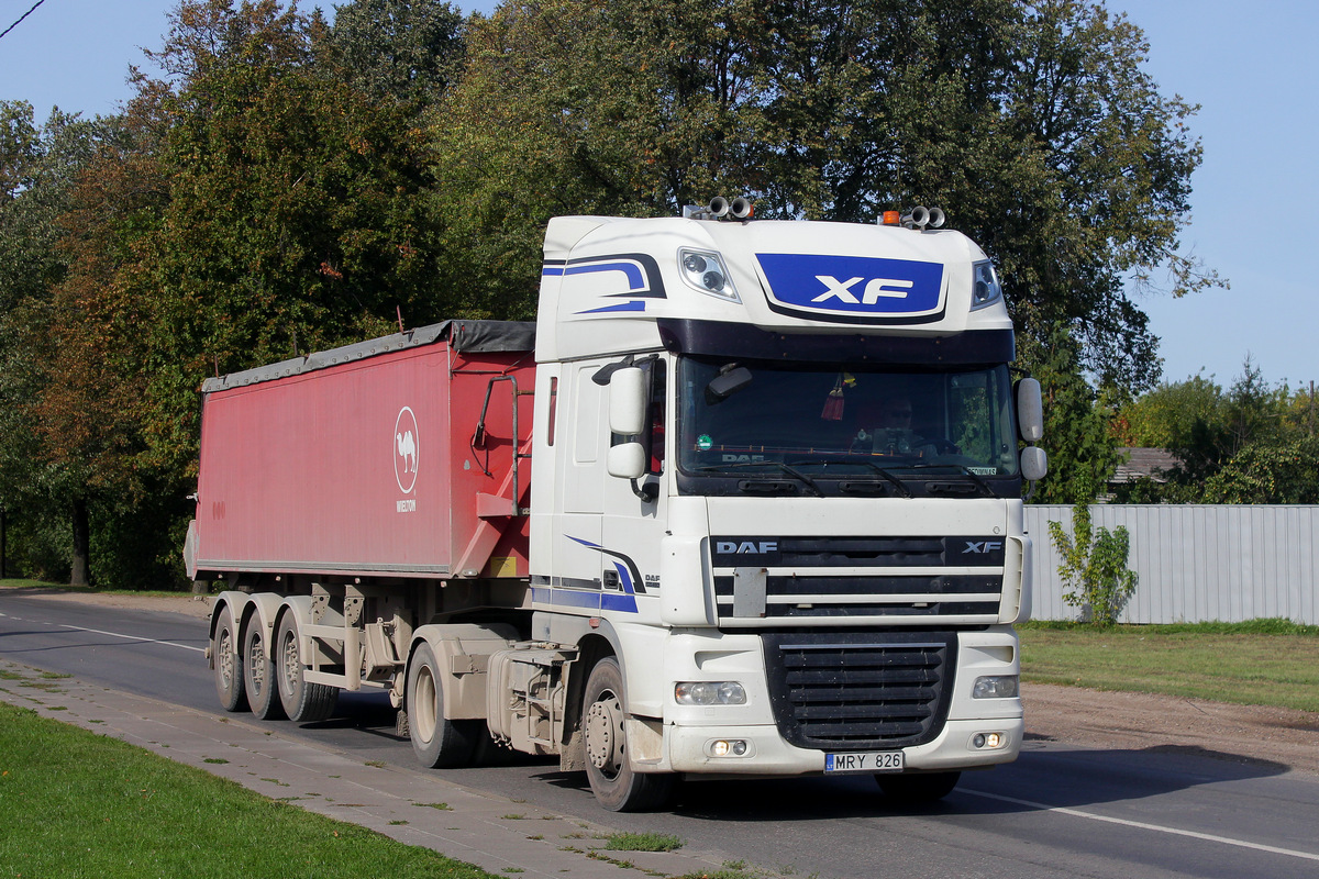 Литва, № MRY 826 — DAF XF105 FT