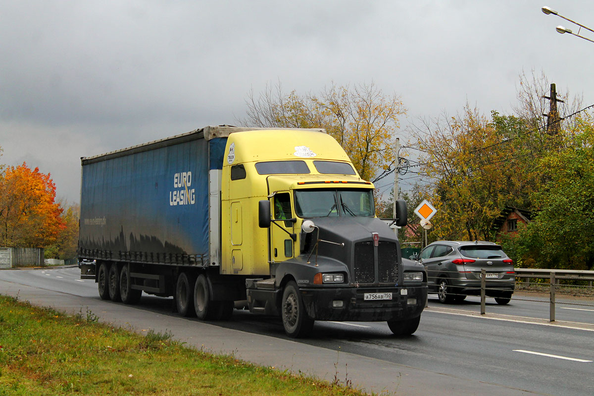 Московская область, № А 756 АВ 750 — Kenworth T600