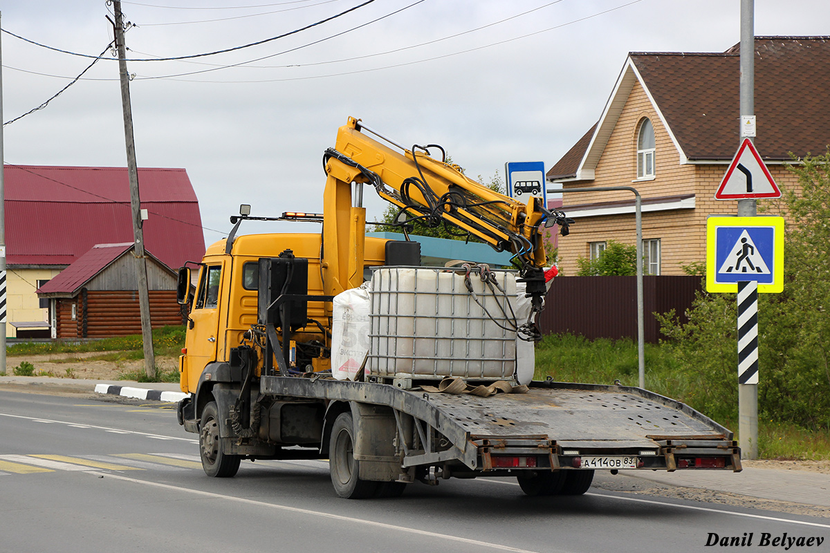 Ненецкий автономный округ, № А 414 ОВ 83 — КамАЗ-4308 [430800]