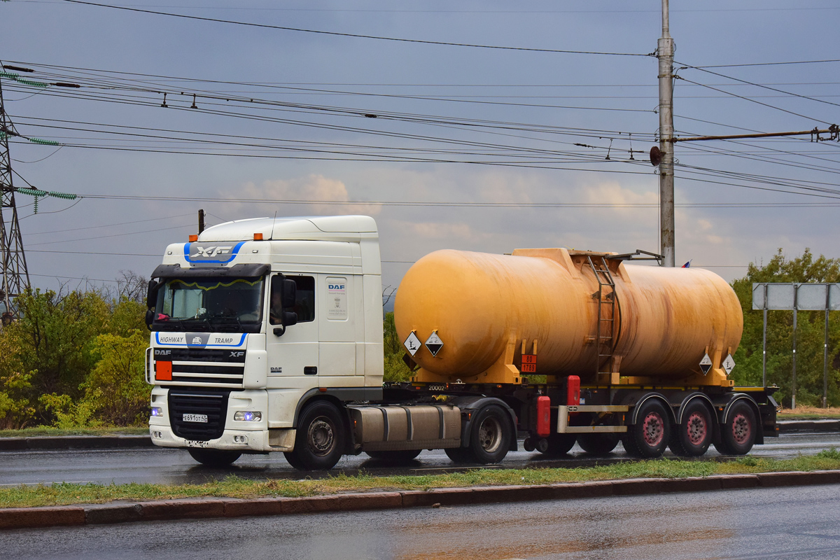 Кировская область, № Е 691 ОТ 43 — DAF XF105 FT