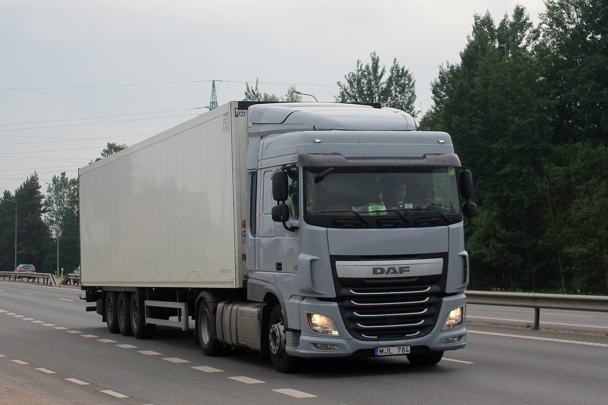 Литва, № MJL 784 — DAF XF Euro6 FT