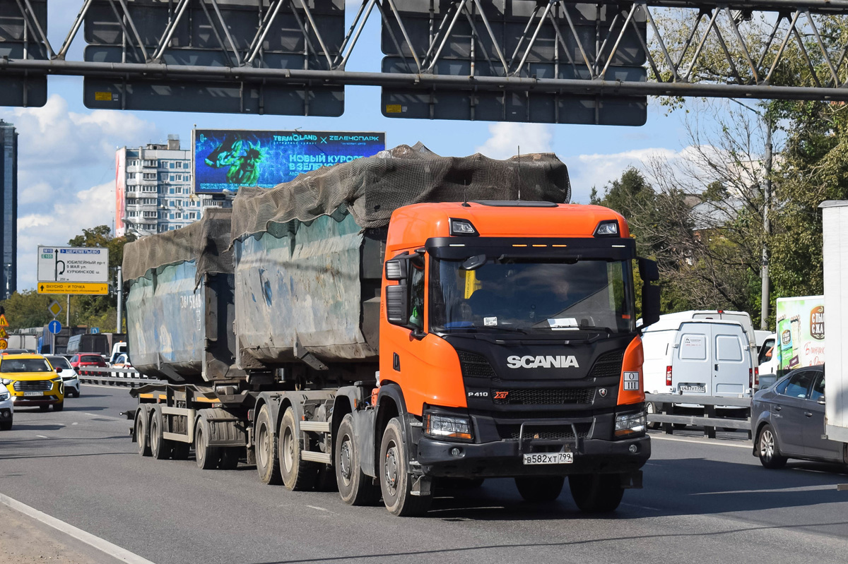 Москва, № В 582 ХТ 799 — Scania ('2016) P410