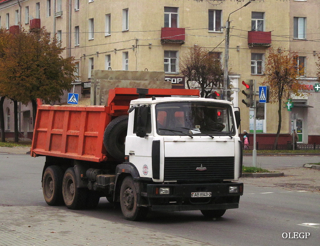 Витебская область, № АВ 8943-2 — МАЗ-5516 (общая модель)