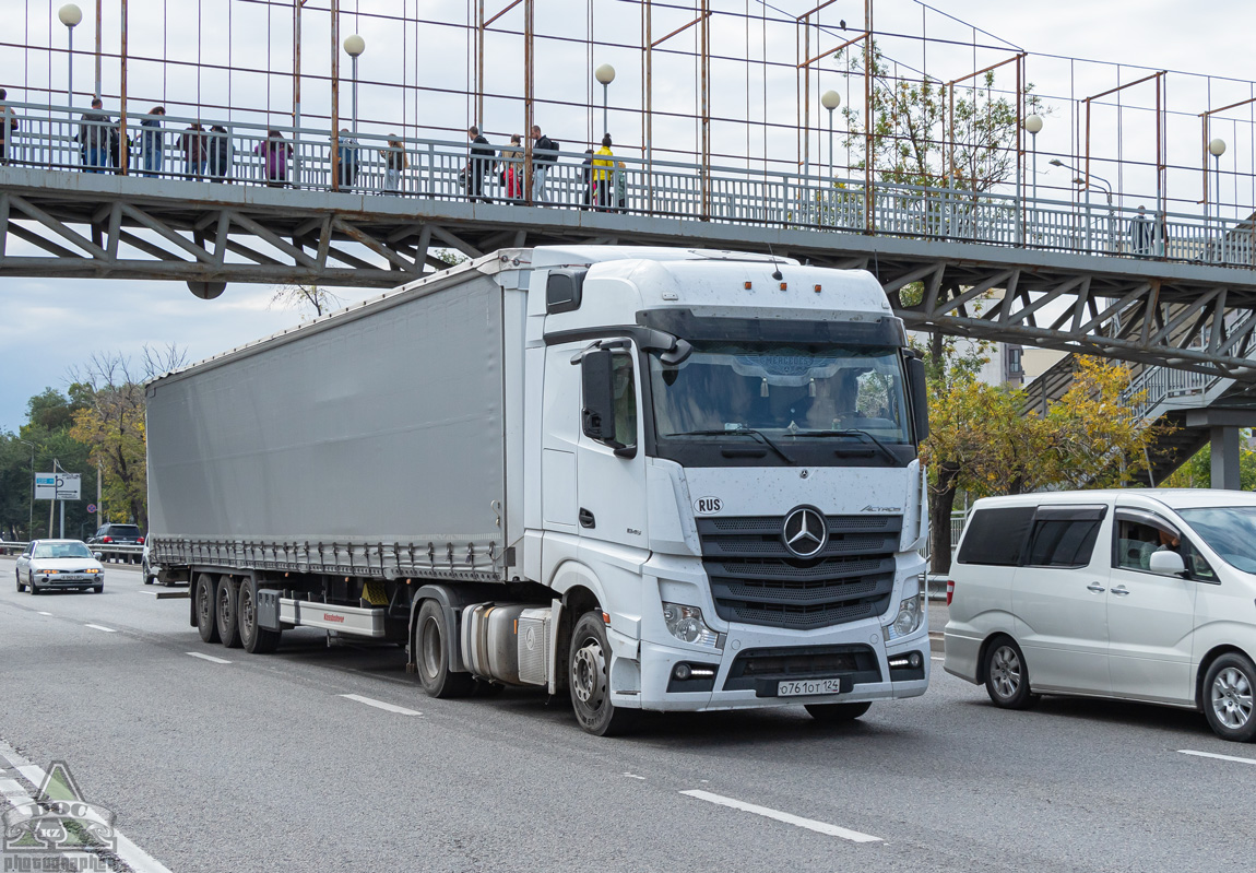 Красноярский край, № О 761 ОТ 124 — Mercedes-Benz Actros '18 1845 [Z9M]