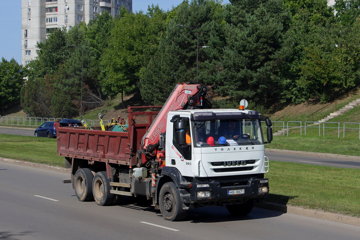 Латвия, № HG-6671 — IVECO Trakker ('2007)