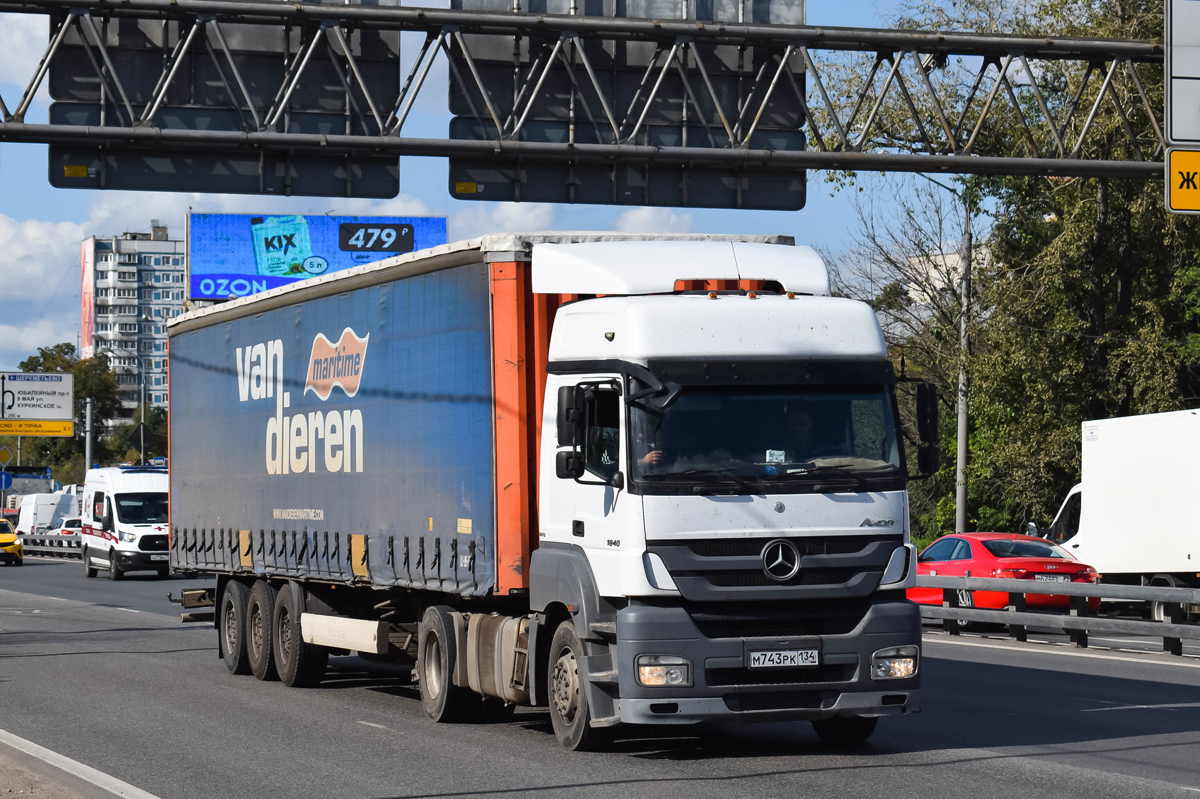 Волгоградская область, № М 743 РК 134 — Mercedes-Benz Axor 1840 [Z9M]