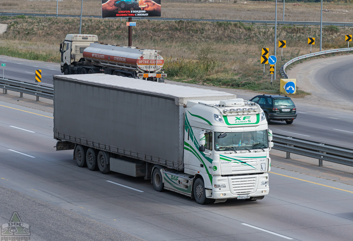 Алматинская область, № 123 AJ 05 — DAF XF105 FT