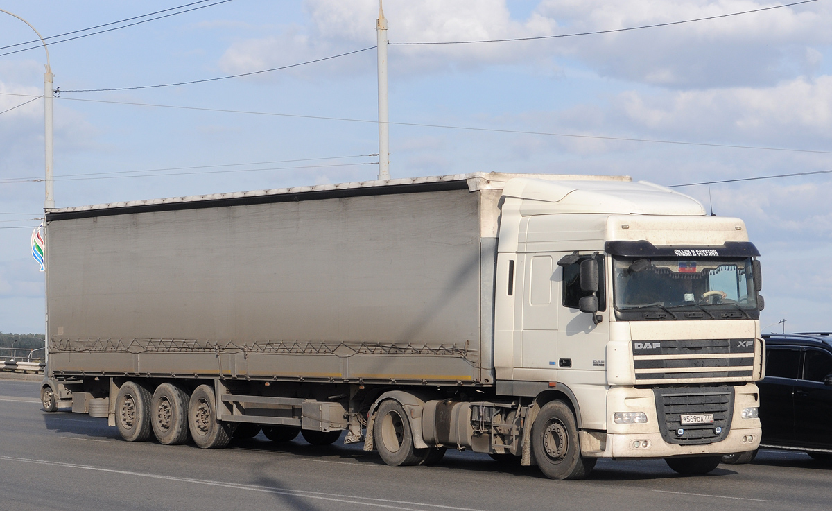 Москва, № В 569 ОА 777 — DAF XF105 FT