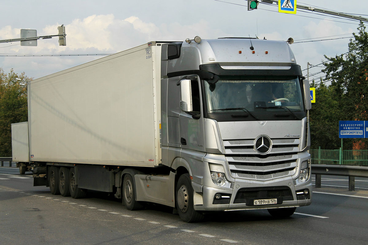 Ставропольский край, № Е 189 УВ 126 — Mercedes-Benz Actros ('2011) 1848