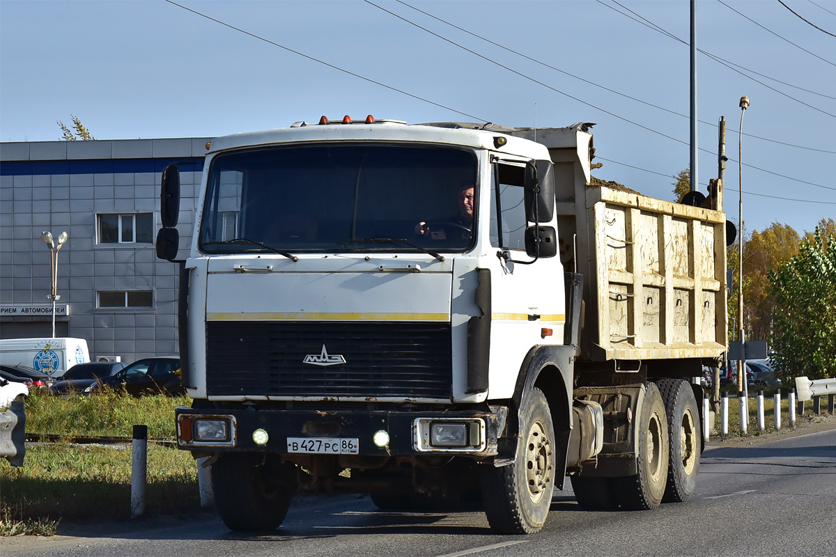 Тюменская область, № В 427 РС 86 — МАЗ-551605