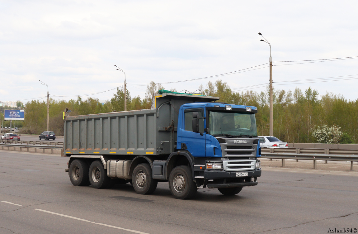 Красноярский край, № Т 280 НН 124 — Scania ('2004) P380