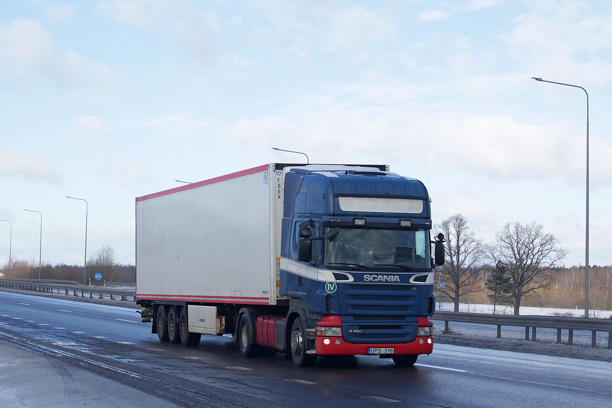 Литва, № UPS 316 — Scania ('2004) R420