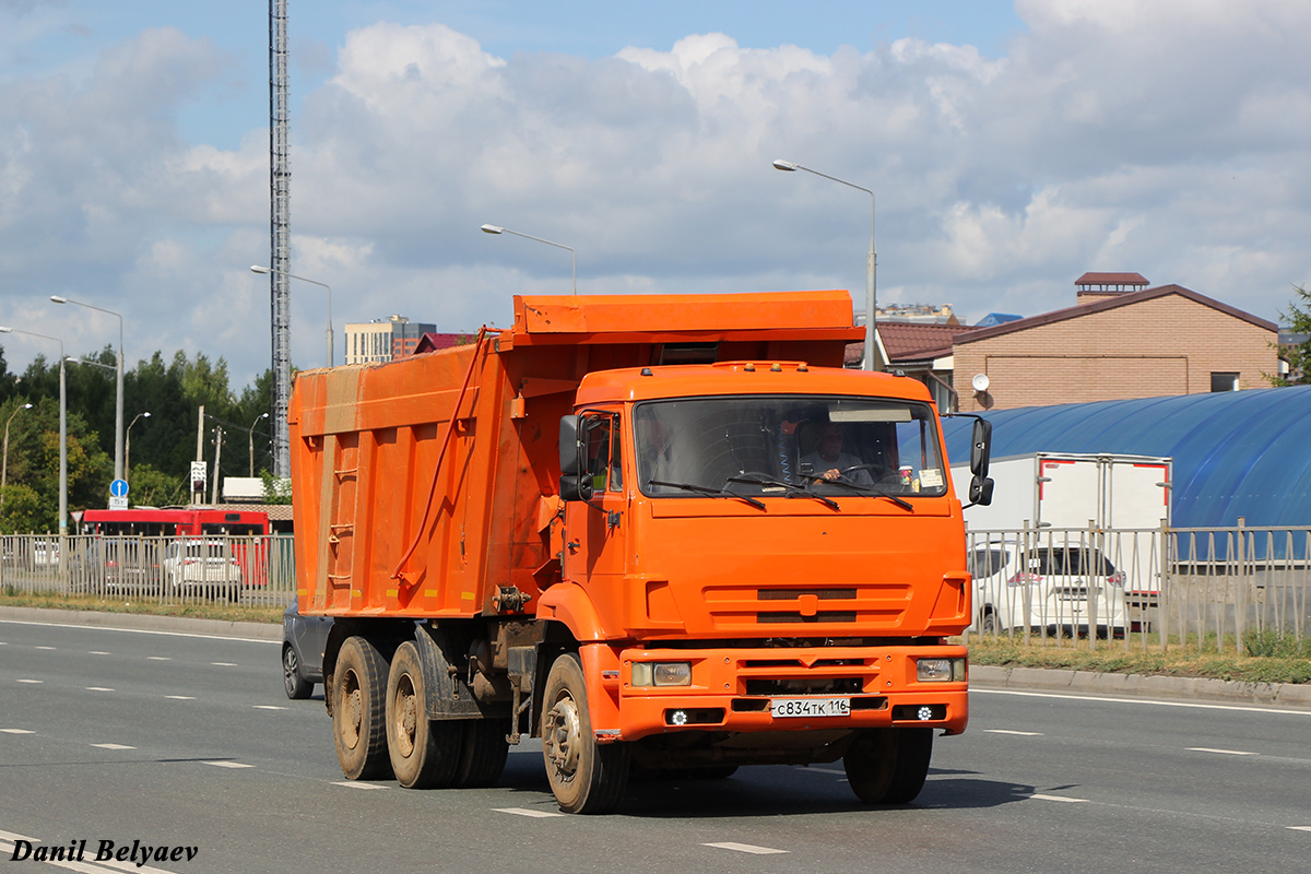 Татарстан, № С 834 ТК 116 — КамАЗ-6520 [652000]