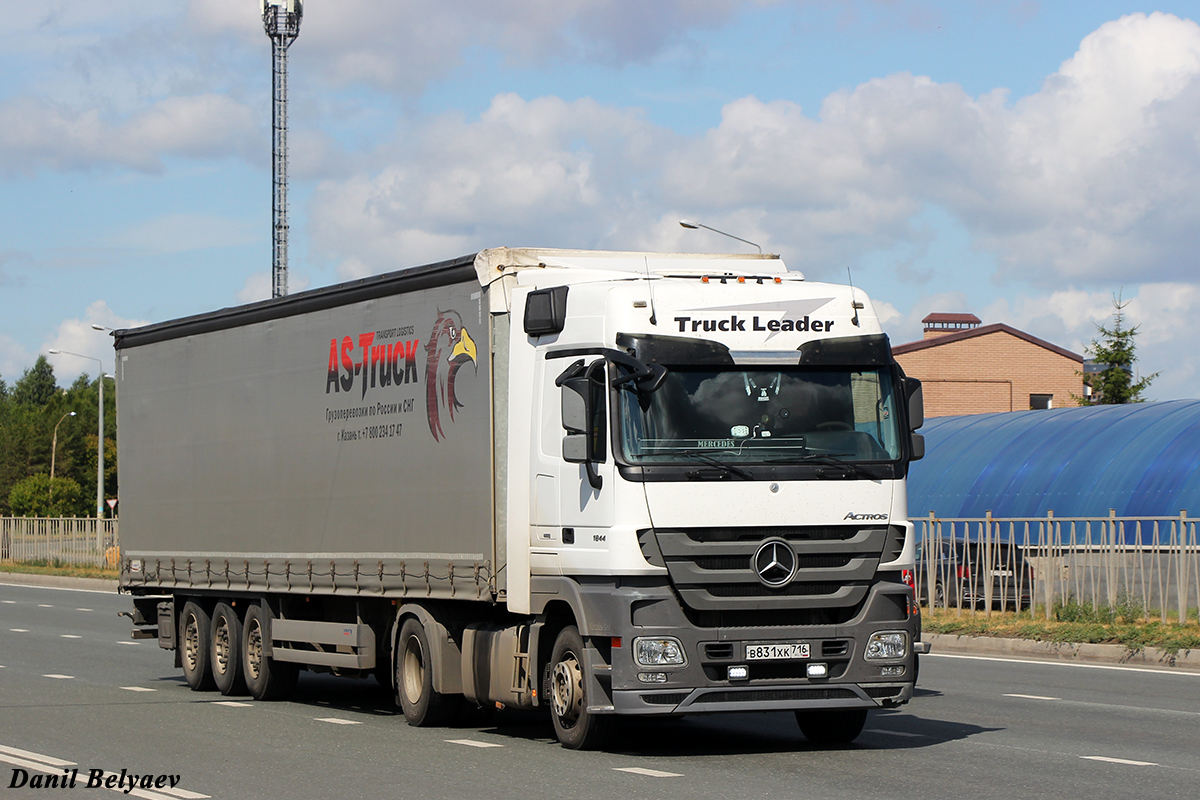 Татарстан, № В 831 ХК 716 — Mercedes-Benz Actros '09 1844 [Z9M]