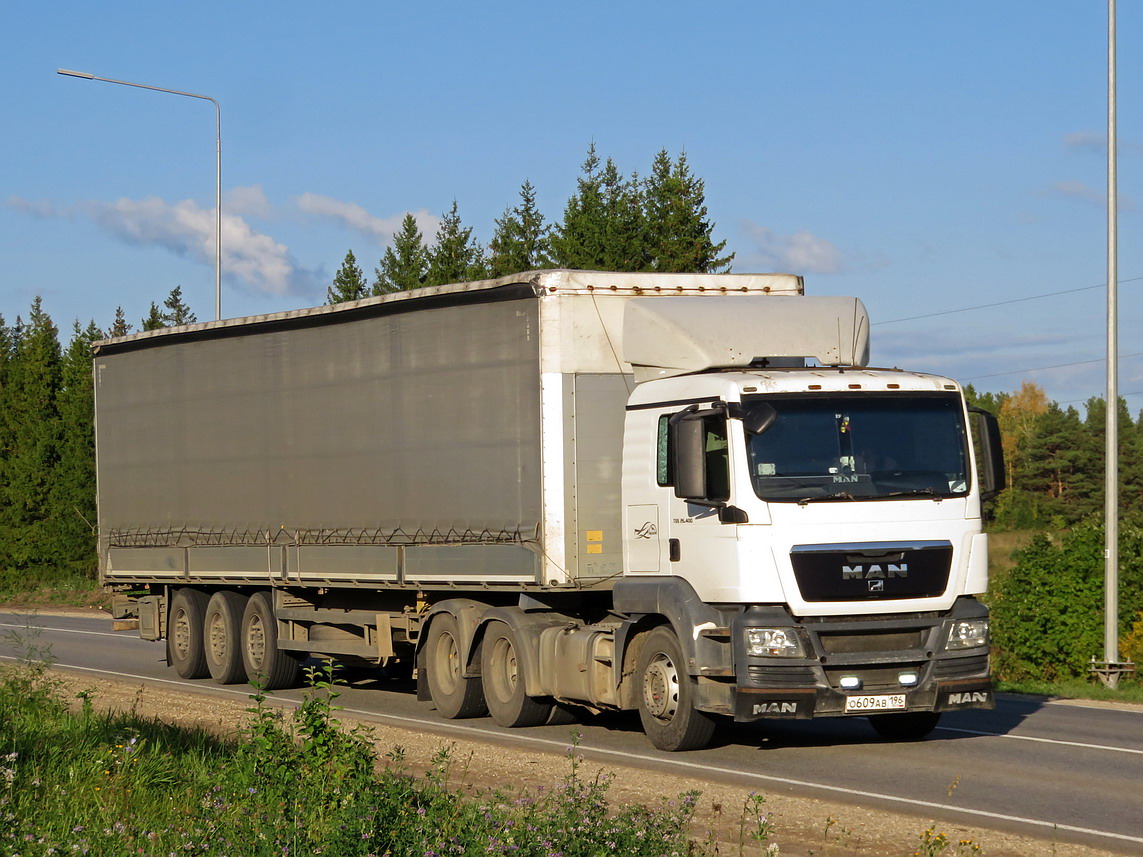 Свердловская область, № О 609 АВ 196 — MAN TGS ('2007) 26.400