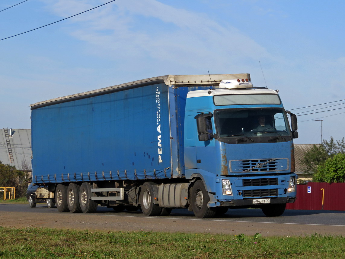 Пензенская область, № Р 943 УЕ 58 — Volvo ('2002) FH12.380