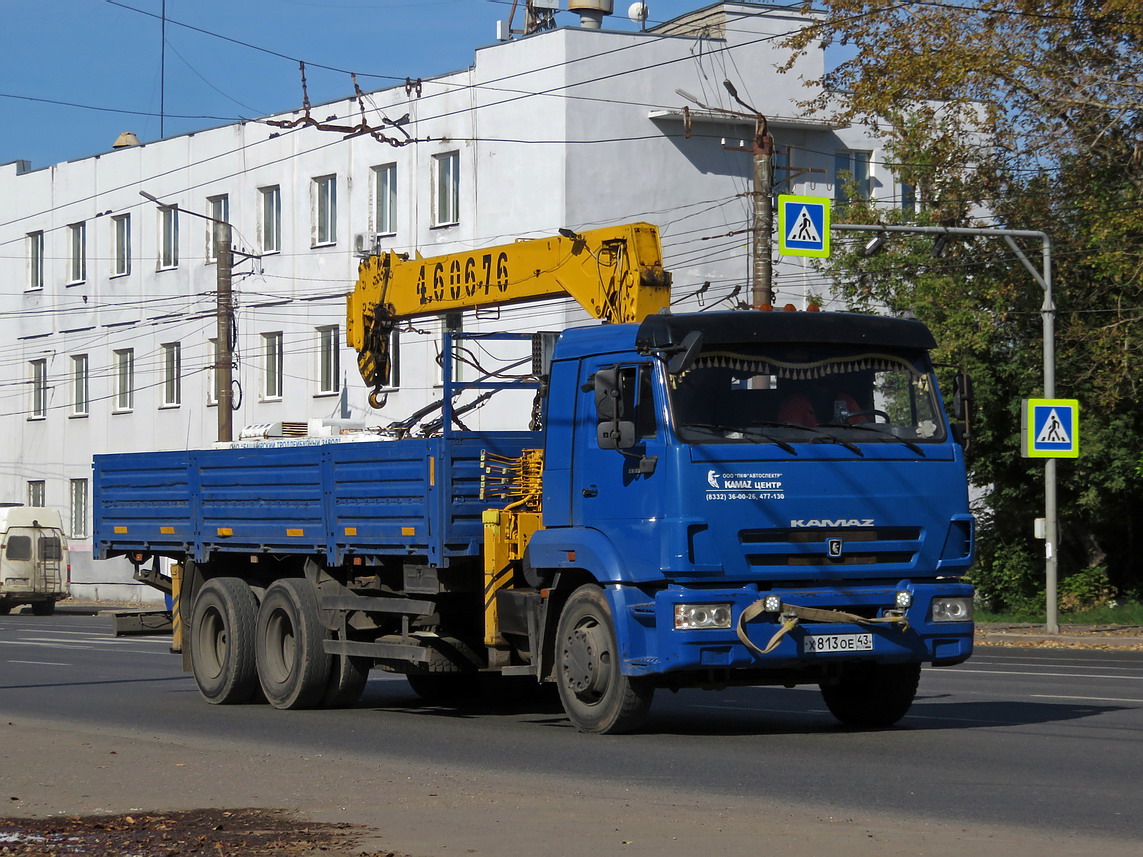 Кировская область, № Х 813 ОЕ 43 — КамАЗ-65117-N3