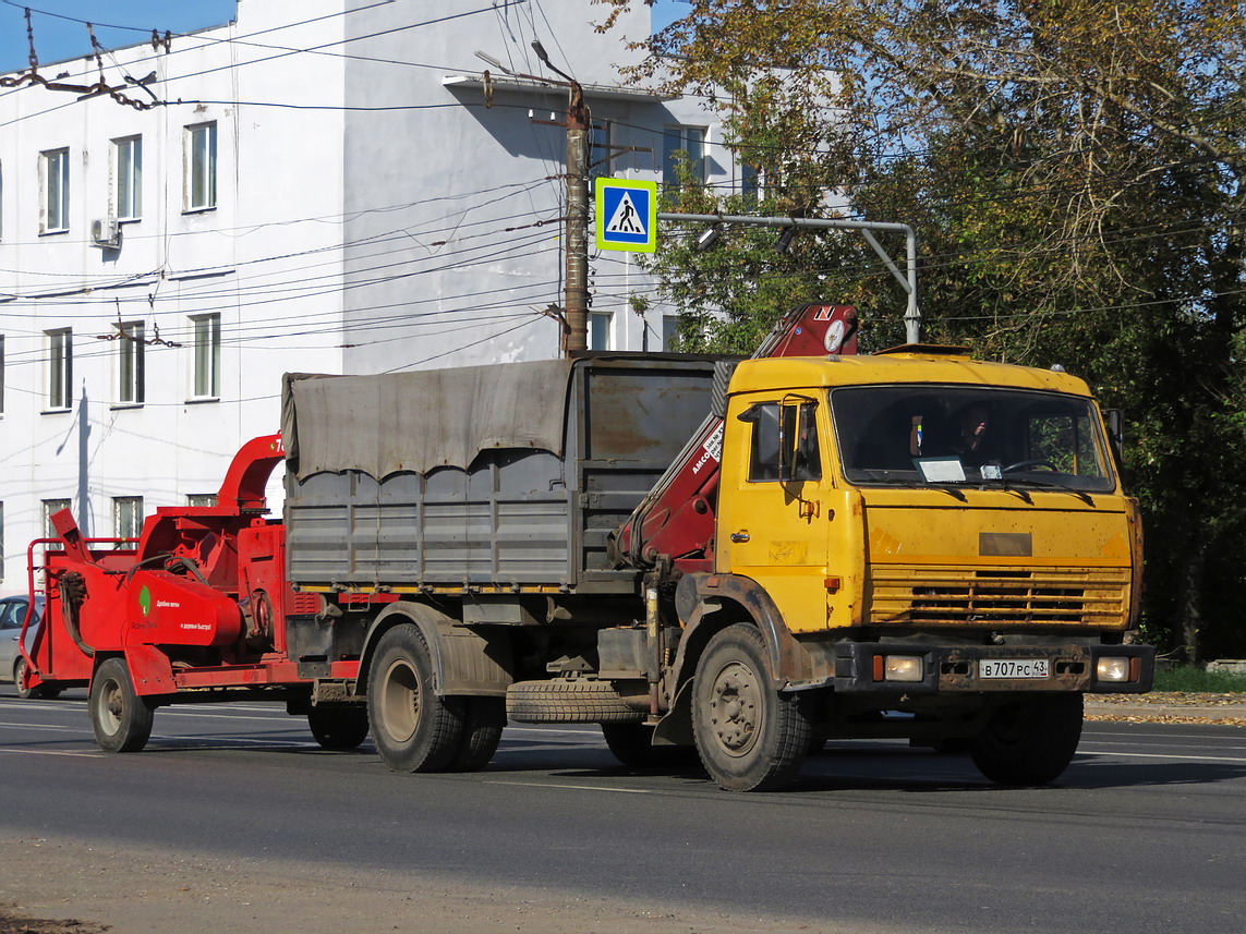 Кировская область, № В 707 РС 43 — КамАЗ-43253 (общая модель)