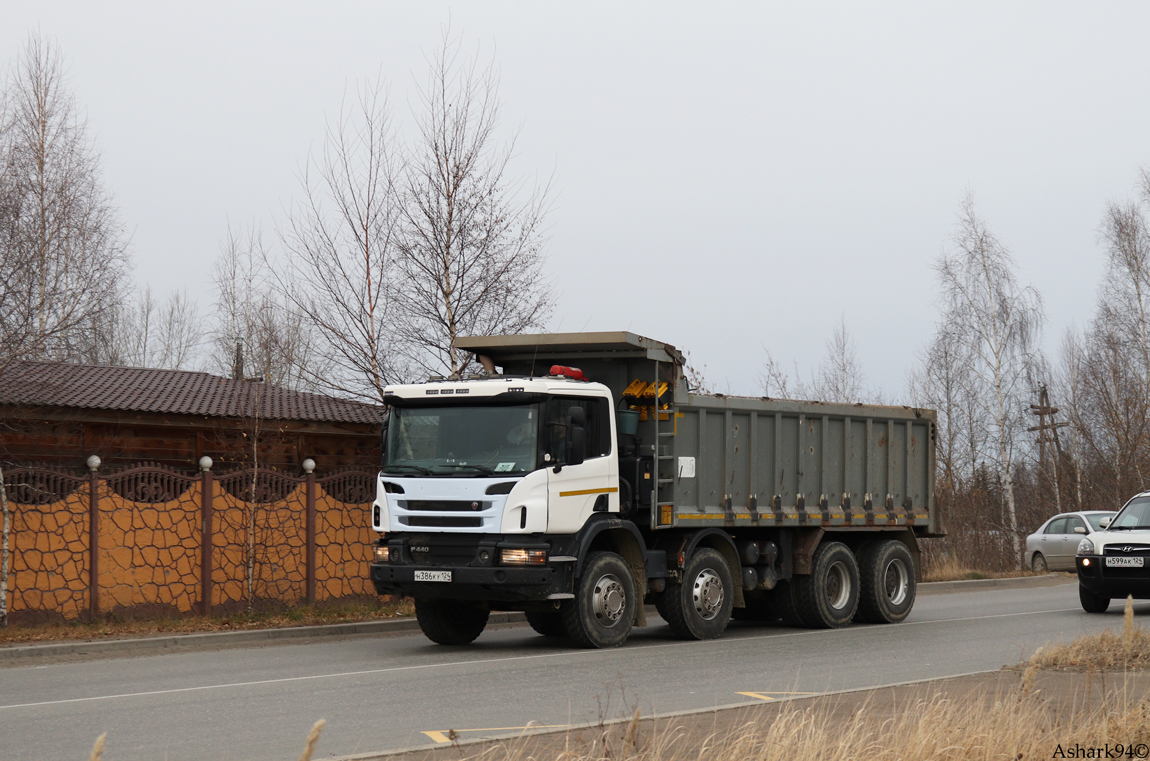 Красноярский край, № Н 386 КУ 124 — Scania ('2011) P440