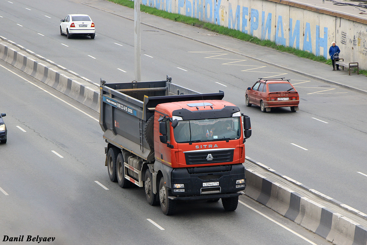 Челябинская область, № Е 334 КЕ 774 — Sitrak C7H / G7 / C9H (общая)