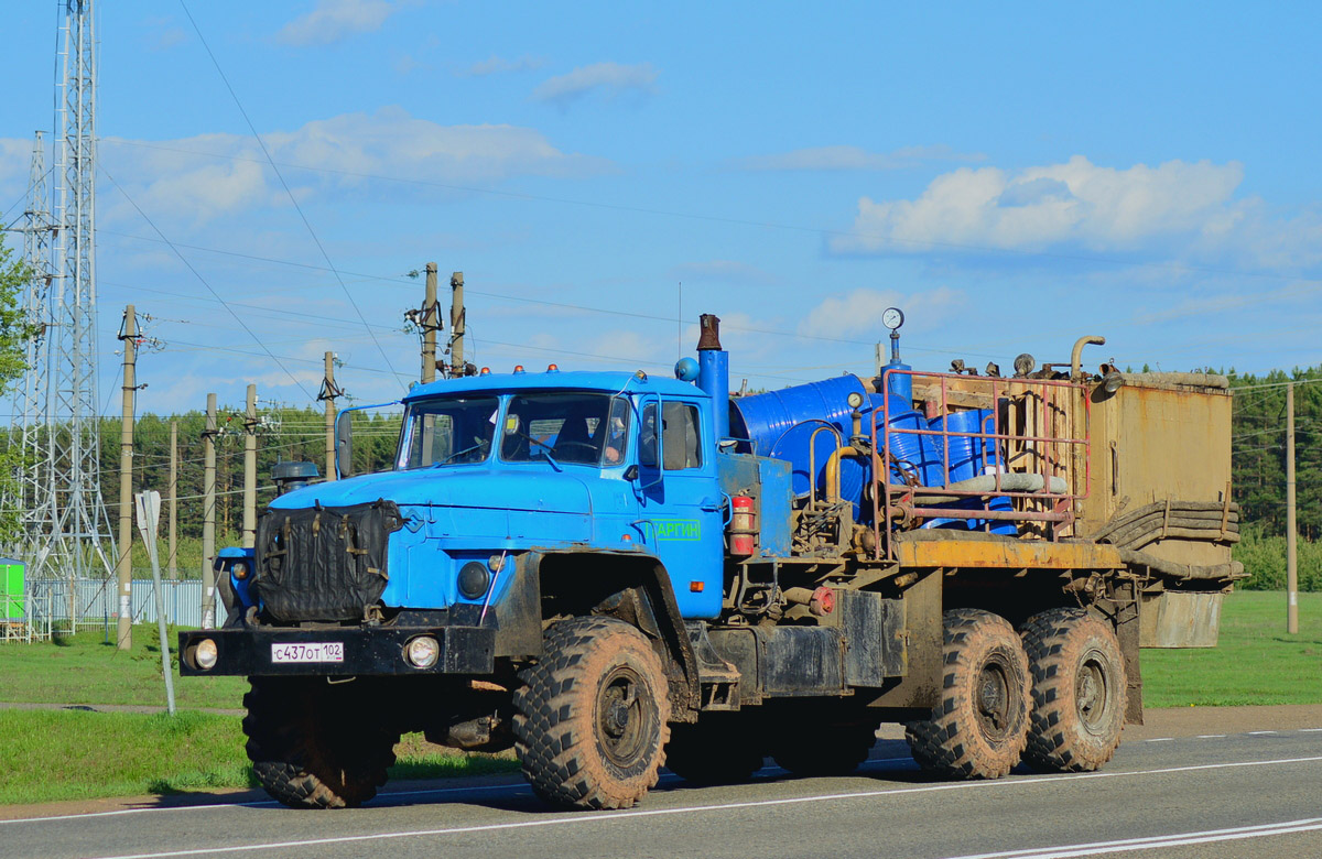 Башкортостан, № С 437 ОТ 102 — Урал-4320-40