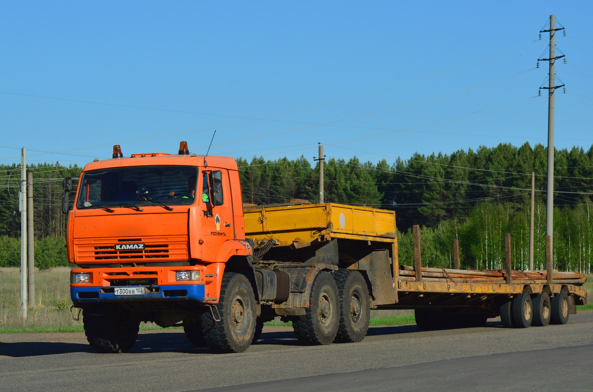 Башкортостан, № Т 300 ВВ 102 — КамАЗ-65221 [652210]