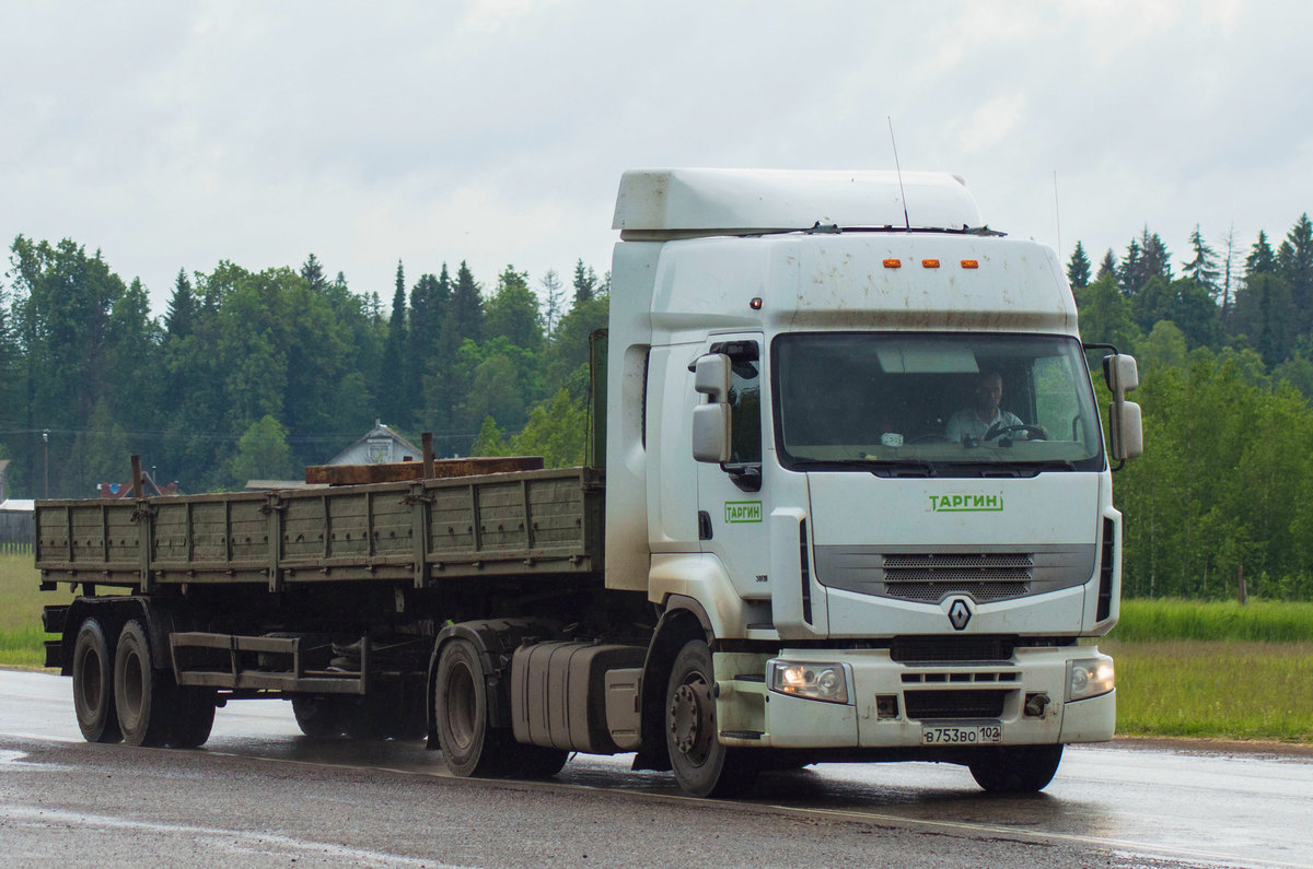 Башкортостан, № В 753 ВО 102 — Renault Premium ('2006)