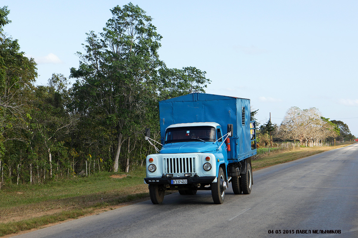 Куба, № B 137 403 — ГАЗ-53-62